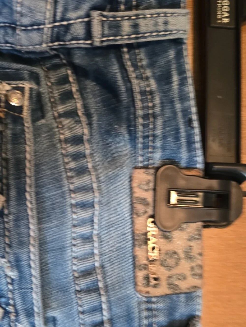 Grace In LA, Women's Light Blue Straight-Leg Jeans - Picture 6 of 13